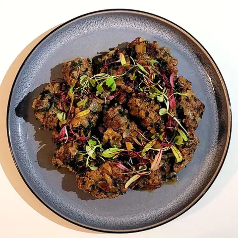 Kefta on a grey plate